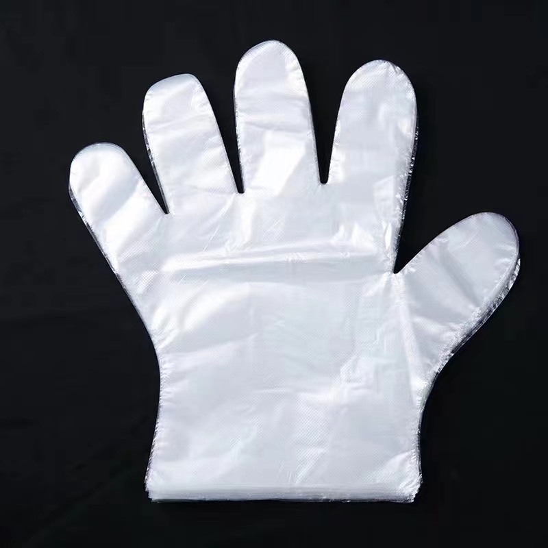 Guantes de LDPE blanquecinos impermeables y resistentes al aceite Guantes de LDPE blanquecinos impermeables y resistentes al aceite