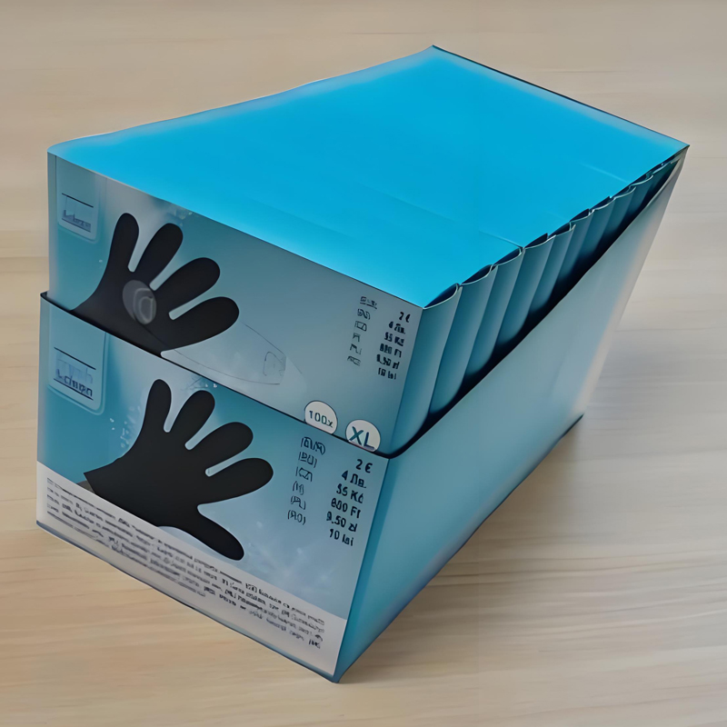 ‌‌Buena resistencia a la temperatura Guantes TPE negros (textura mate)