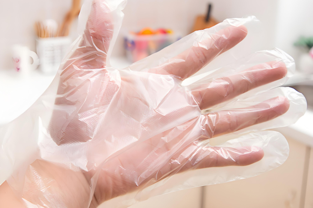 Guantes de polietileno de alta densidad